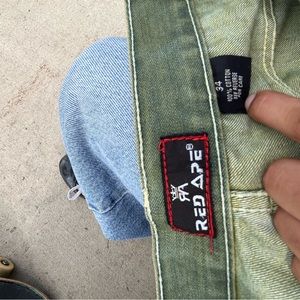Red ape jeans